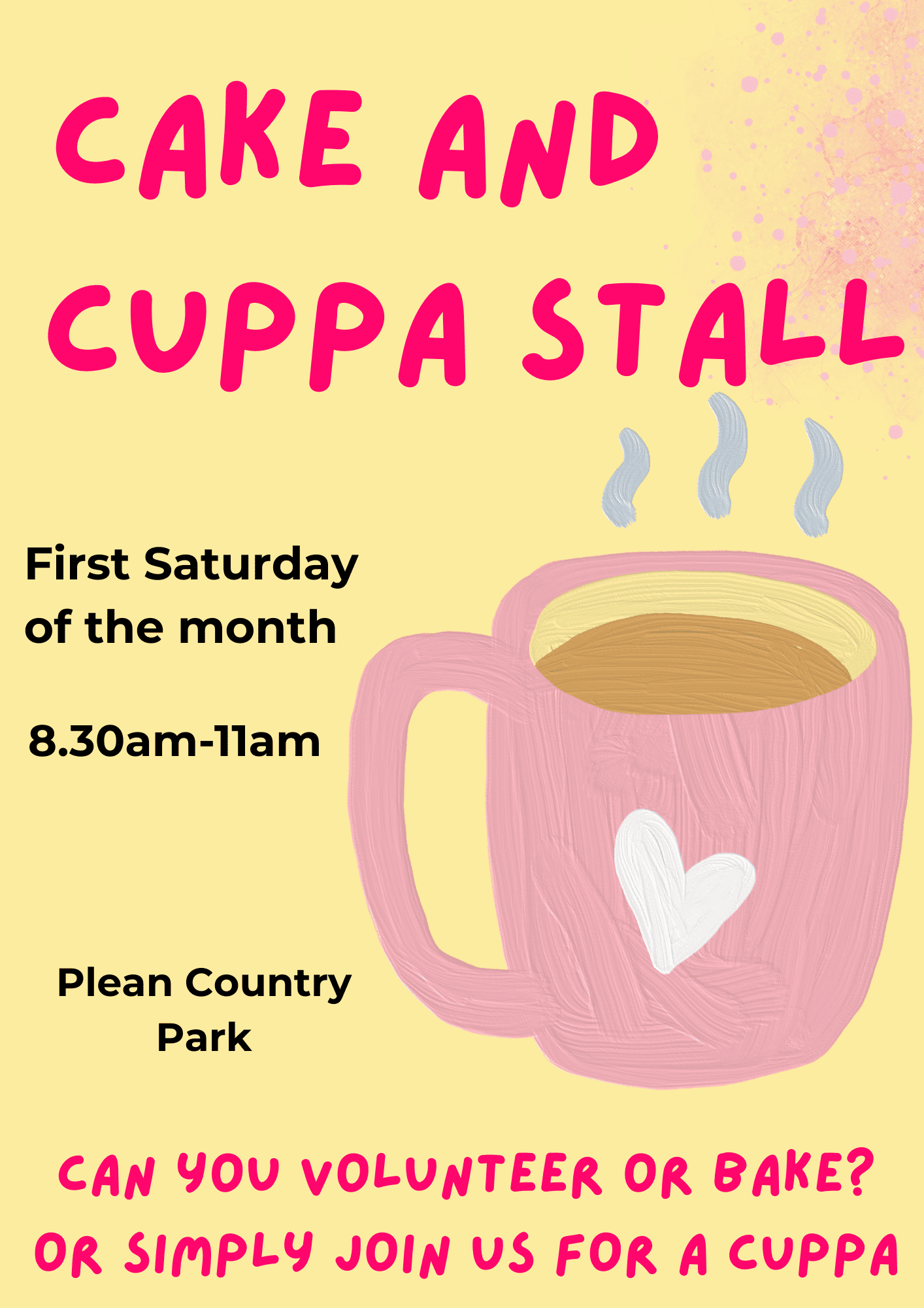 Cake & Cuppa Stall